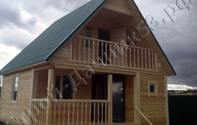 1 Брусовая баня Б-9, 6×6, 63 м², Московская область, Раменский район, СП «Константиновское» (4)